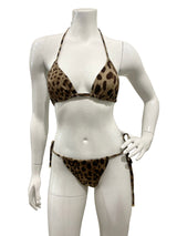 Dolce & Gabbana Cheetah Bikini Swimsuit