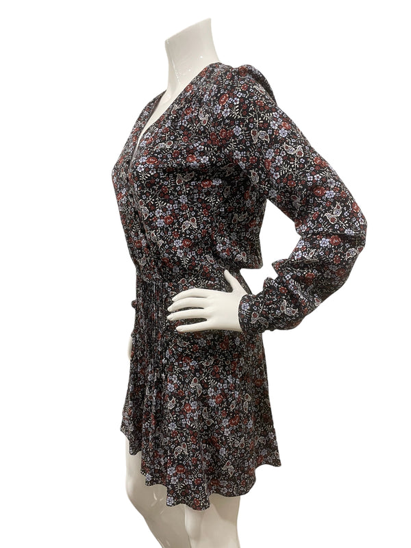Veronica Beard Navy Floral Dress