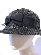Chanel Vintage Woven Straw Hat