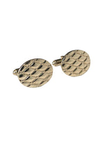 Quilted Oval Vintage Cufflinks